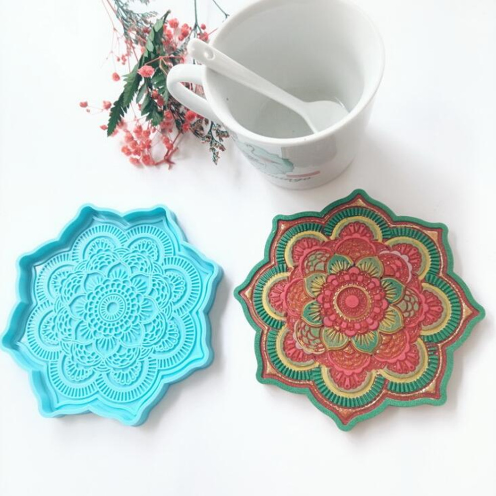 ماندالا كوستر قالب من السيليكو - مراجعة Serving Tray Mold وسعره