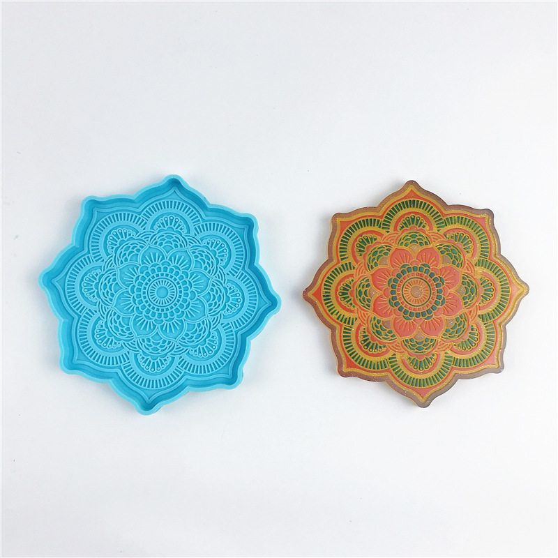 ماندالا كوستر قالب من السيليكو - مراجعة Serving Tray Mold وسعره
