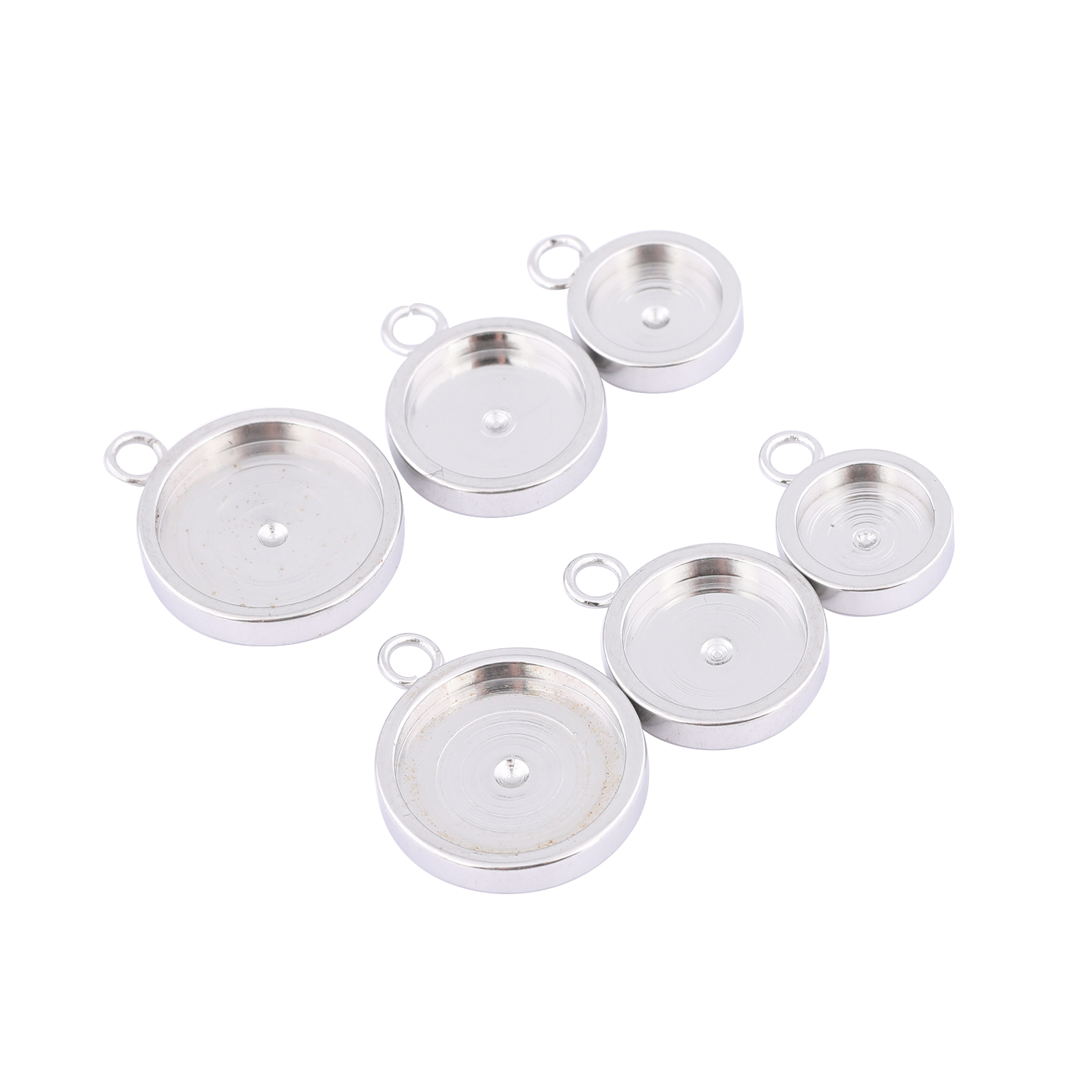 20 قطعة الفولاذ المقاوم للصدأ  - مراجعة Bezels Set Pendant وسعره